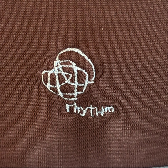 Patagonia Rhythm 1/4 Zip Thumb holes Fleece Blue Purple Pullover Womens Small - Picture 4 of 9